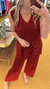 Conjunto em tricot marsala - Bruna Elisa