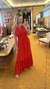 Vestido viscose vermelho - comprar online