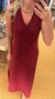 Vestido moletinho bordo - loja online