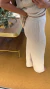 Conjunto em tricot areia Antonella - comprar online