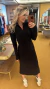 Vestido preto tricot Giovanna - comprar online