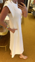 Vestido ponto roma off white - Bruna Elisa