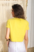 BLUSA CROPPED AMARELA na internet