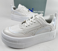 ZAPATILLAS URBANAS ALTAS ECO CUERO SAVAGE en internet