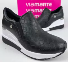 ZAPATILLAS URBANAS ALTAS ECO CUERO VIA MARTE