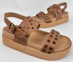 SANDALIAS BAJAS ECO CUERO TRES CORAZONES en internet