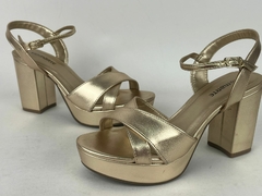 SANDALIAS FIESTA PLATAFORMA BAJA ECO CUERO VIA MARTE - comprar online