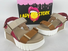 SANDALIAS ALTAS MACRAME LADY STORK