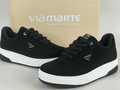 ZAPATILLAS URBANAS CORDONES ECO CUERO VIA MARTE