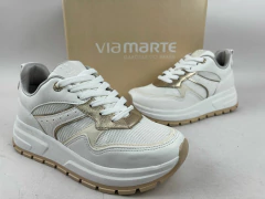 ZAPATILLAS URBANAS CORDONES ECO CUERO VIA MARTE - comprar online