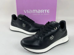 ZAPATILLAS URBANAS CORDONES ECO CUERO VIA MARTE - comprar online