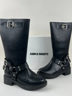BOTAS LARGAS ECO CUERO CAMILA BAGATTI - comprar online