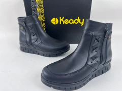 BOTAS BAJAS CUERO KEADY - comprar online