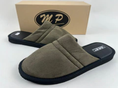 PANTUFLAS CERRADAS GAMUZA M P