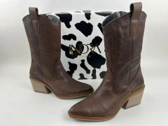 BOTAS TEXANAS CUERO INDRA - tienda online