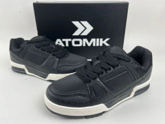 ZAPATILLAS URBANAS CORDONES ECO CUERO ATOMIK - tienda online