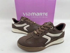 ZAPATILLAS URBANAS CORDONES ECO CUERO VIA MARTE
