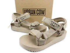 SANDALIAS BAJAS MACRAME URBAN COW - Step Calzados