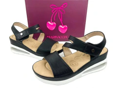 SANDALIAS BAJAS ECO CUERO MARINACCIA