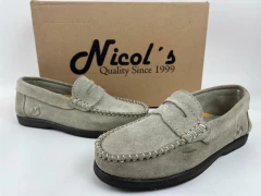 COLEGIALES ZAPATOS MOCASINES UNISEX GAMUZA NICOLS - comprar online
