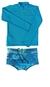 Imagem do Conjunto de praia menino proteção UV - camiseta e sunga boxer - promoção