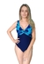 Maiô feminino disfarça barriga recorte estampado com bojo alça larga - comprar online