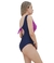 Maiô feminino disfarça barriga recorte estampado com bojo alça larga - comprar online