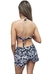 Short praia feminino estampado na internet