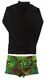 Conjunto adulto proteção solar UV 50+ (camiseta e sunga boxer) na internet