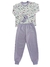 Pijama infantil menino/menina inverno moletinho flanelado manga longa 0 a 4 anos - Gérbya