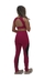 Conjunto fitness top alça larga e calça legging zero transparência com detalhe de tela - loja online