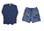 Conjunto de praia adulto masculino proteção UV (camiseta e bermuda) - loja online