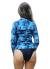 Imagem do Conjunto de praia feminino proteção solar UV50+ (blusa e calcinha)