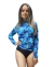 Conjunto de praia feminino proteção solar UV50+ (blusa e calcinha) na internet