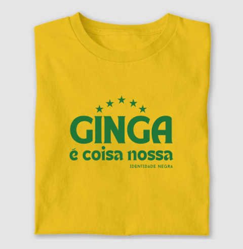 Camiseta Ginga é coisa nossa