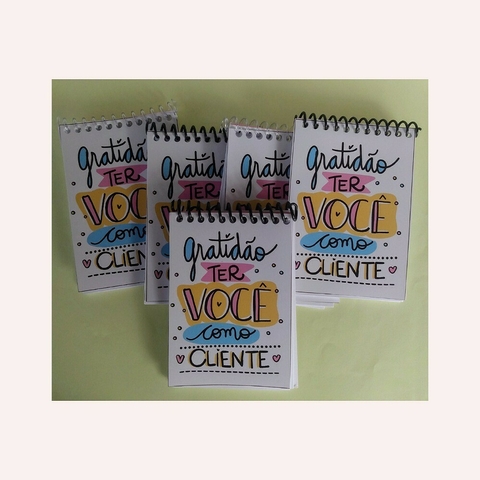 Bloquinhos 10x7 - capa maleável