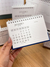 Calendário de Mesa 2025 A6 Horizontal - Neutro