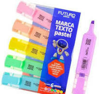 Marca Texto Pastel 6 Cores – Futuro escolar