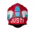 CAPACETE JUST1 J38 VERMELHO AZUL - comprar online
