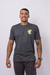 Camiseta Masculina Coqueiro - Chumbo