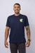 Camiseta Masculina Coqueiro - Azul Marinho