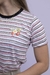 T-shirt Listradinha Morango - comprar online