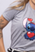 T-shirt Stitch Apaixonado - Cinza Mescla na internet