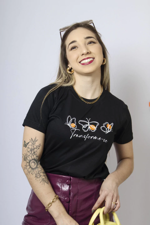 T-shirt Transforme-se - Preta - comprar online