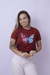 T-shirt Borboleta Floral - Telha