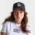 Boné Preto LA Feminino Los Angels Bordado Branco Unissex - comprar online