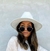 Chapeu Fedora Branco de Feltro com Regulagem Unissex - Rei Look