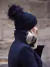 Touca de Lã Preta Gorro com Pompom Forrado Unissex - Rei Look