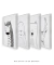 Quadros Decorativos Infantis Animais Traço - Composição com 4 Quadros - Quadros Incríveis