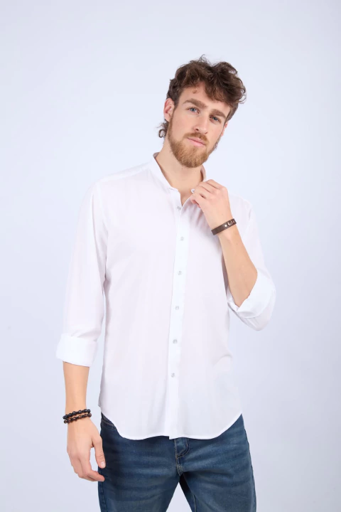 CAMISA ELMÉKI CUELLO MAO (25-2322)